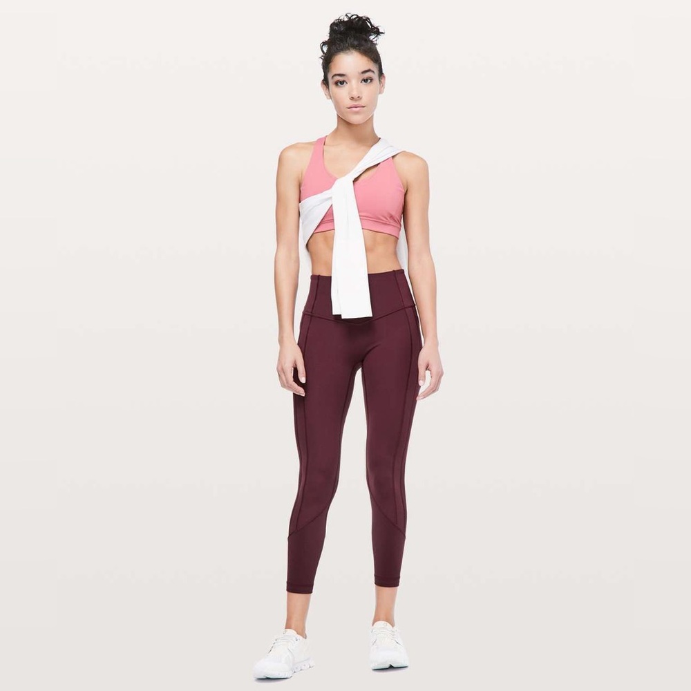 Lululemon All The Right Places Crop II *23" Dark Adobe Size 6